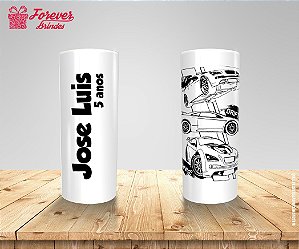 Copo Long Drink Aniversário Infantil Carros