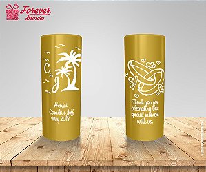 Copo Long Drink Casamento Coqueiros