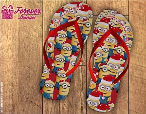 Chinelo De Natal Minions