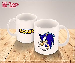 Caneca De Porcelana Sonic