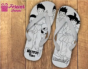 Chinelo Aniversário Infantil Dragon Ball Z