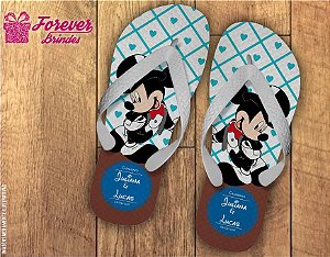 Chinelo noivo mickey casamento