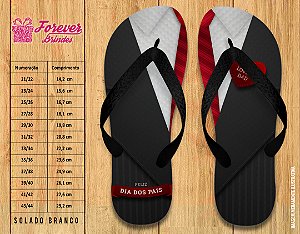 Chinelo Personalizado Dia dos Pais