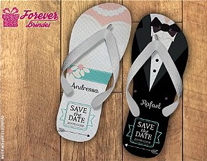Chinelo casamento save the date