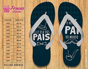 Chinelo Personalizado Dia dos Pais