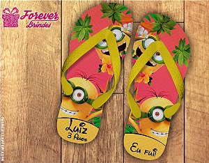 Chinelo Aniversário Minions Lual