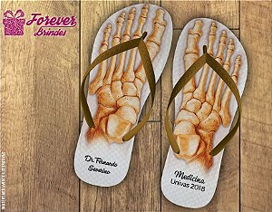 Chinelo formatura de medicina raio x