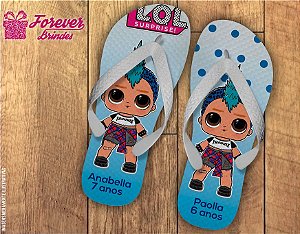 Chinelo Infantil Personalizado Da Lol