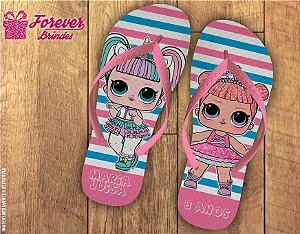 Chinelo Infantil Da Lol Personalizado