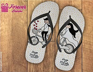 Chinelo De Casamento Amor Sobre Rodas