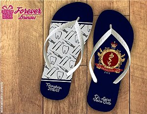 Chinelo Formatura Odontologia Com Brasão