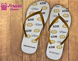 Chinelo formatura administração por amor