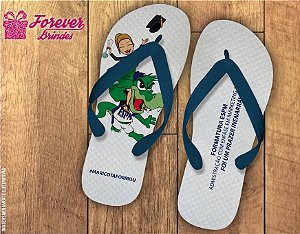 Chinelo formatura administração divertido