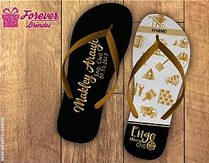 Chinelo Formatura Engenharia Civil em obras