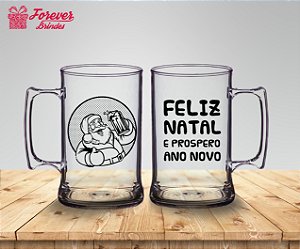 Caneca De Chopp Natal Papai Noel