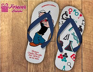 Chinelo Formatura Engenharia Química Popeye