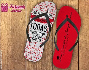 Chinelo Personalizado Direito É Assegurado