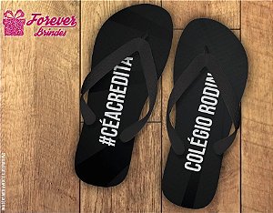 Chinelo Formatura Terceirão se acredita