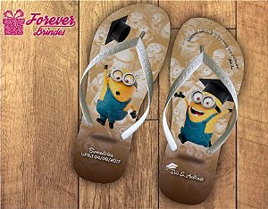 Chinelo Formatura Biomedicina dos minions