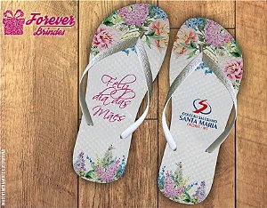 Chinelo Dia Das Mães flores