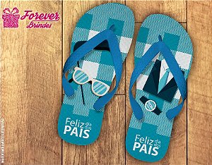 Chinelo Dia Dos Pais Personalizado