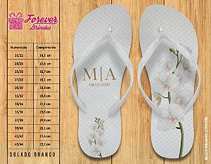 Chinelo Personalizado Casamento