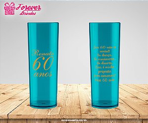 Copo Long Drink Aniversário 60 ANOS