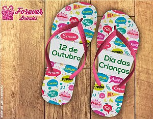 Chinelo Dia Das Crianças Palavras Amorosas