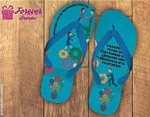 Chinelo Personalizado Dia Do Servidor Público