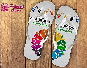 Chinelo Dia Do Servidor Público Parabéns