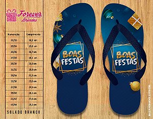 Chinelo Personalizado NATAL E ANO NOVO