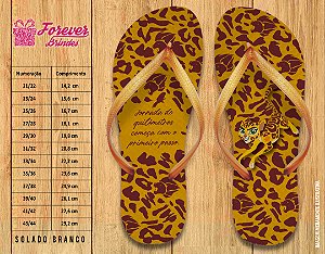 Chinelo Personalizado Aniversário Guarda do Leão