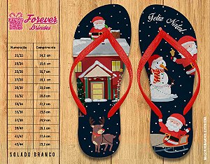 Chinelo Personalizado NATAL E ANO NOVO