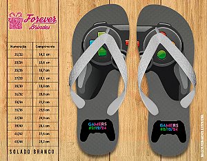 Chinelo Personalizado Aniversário Video Game