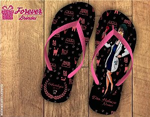 Chinelo Odontologia Com Caricatura