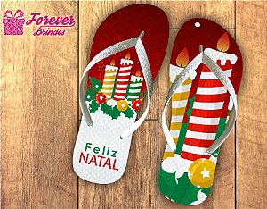 Chinelo De Natal Velas Natalinas