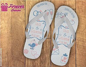 Chinelo De Casamento Personalizado