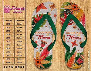 Chinelo Personalizado CARNAVAL