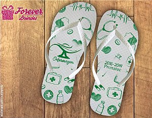 Chinelo Personalizado Curso Enfermagem