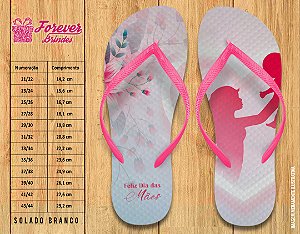 Chinelo Personalizado Dia das Mães