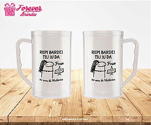 Caneca De Chopp Personalizada Aniversário Flork