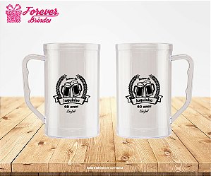 Caneca De Chopp Personalizada Aniversário 60 anos