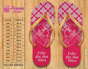 Chinelo Personalizado Dia das Mães