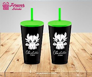 Copo Twister Personalizado Aniversário Como Treinar Seu Dragão