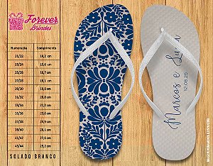 Chinelo Personalizado Casamento