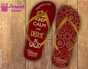 Chinelo Formatura Engenharia Civil Keep Calm