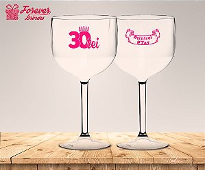 Taça Gin Personalizada 30 anos