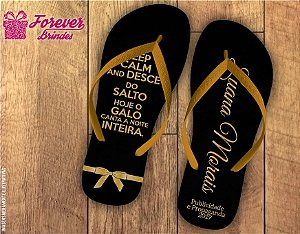 Chinelo Publicidade e Propaganda Dourado