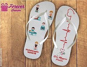 Chinelo Formatura Fisioterapia Caricaturas