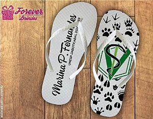 Chinelo Personalizado De Medicina Veterinária